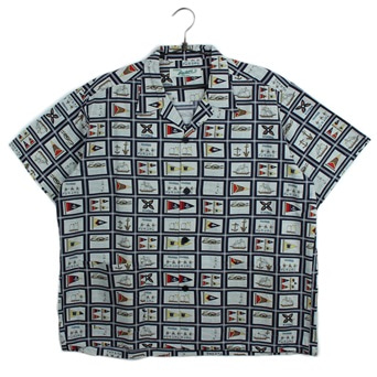 하와이안 패턴 셔츠  /  MEN F