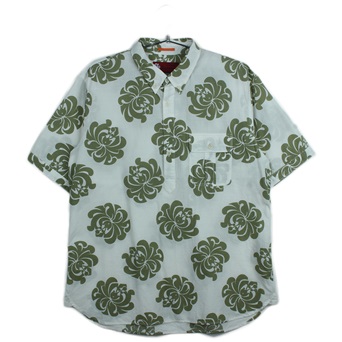 REYN SPOONER하와이안 패턴 하프 셔츠  /  MEN L