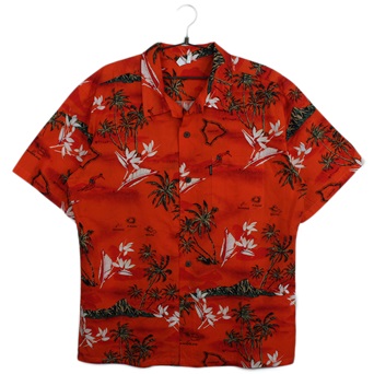 USA 오리지널 하와이안 패턴 셔츠  /  MEN XL