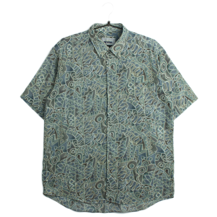 빈티지 패턴 셔츠  /  MEN L