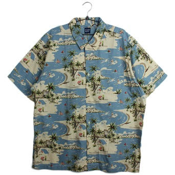 GAP하와이안 패턴 셔츠  /  MEN XL